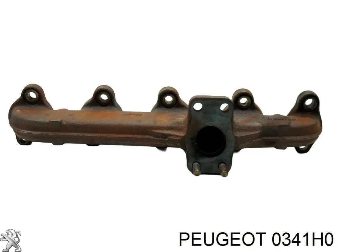0341H0 Peugeot/Citroen Tubo coletor de escape