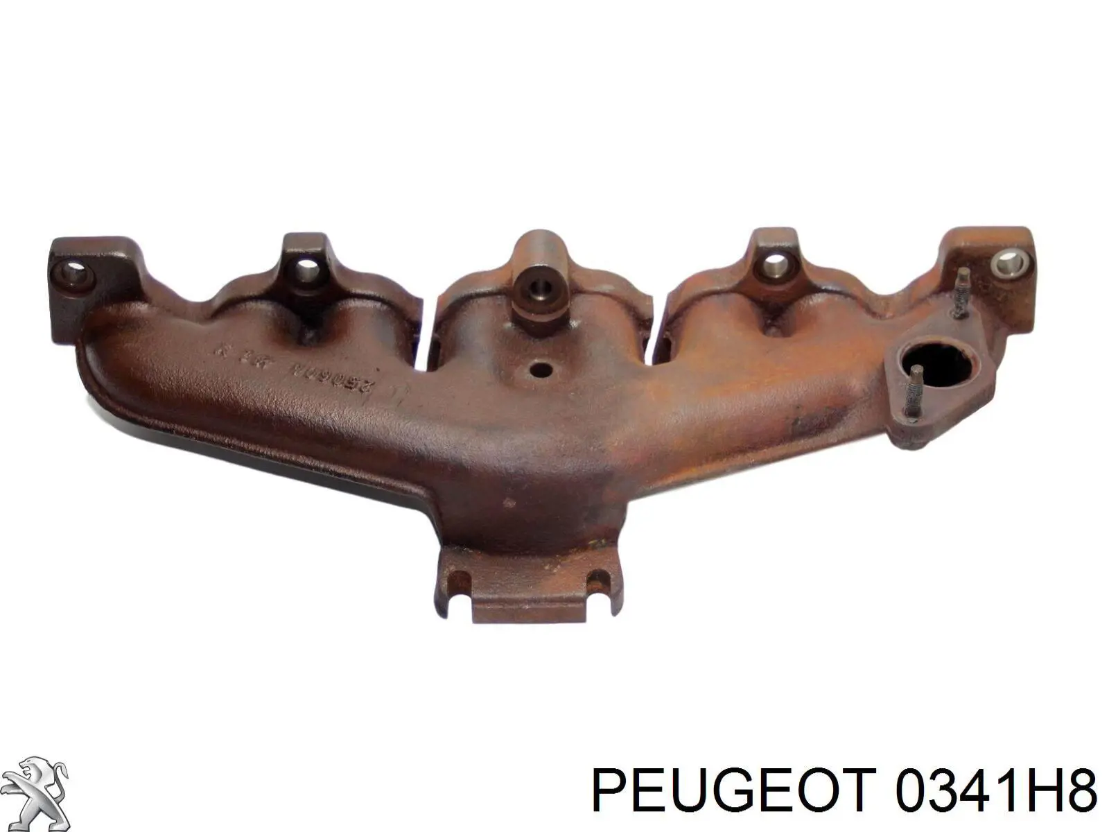 0341H8 Peugeot/Citroen Tubo coletor de escape
