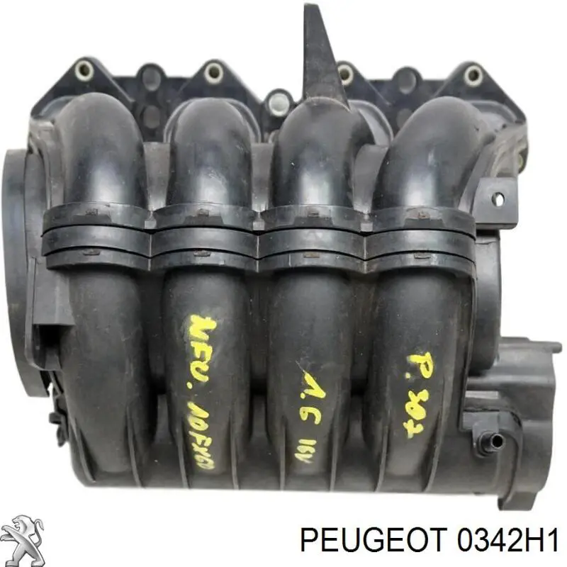 00000342H1 Peugeot/Citroen Tubo coletor de admissão