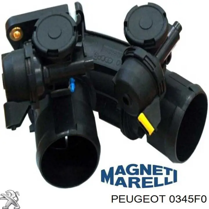 Válvula de borboleta do compressor de supercompressão Peugeot/Citroen 0345F0 preço, a partir de 117,48 USD