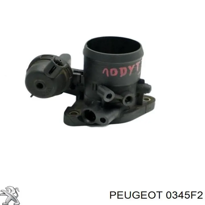 Válvula de borboleta montada Peugeot/Citroen 0345F2 preço, a partir de 57,99 USD