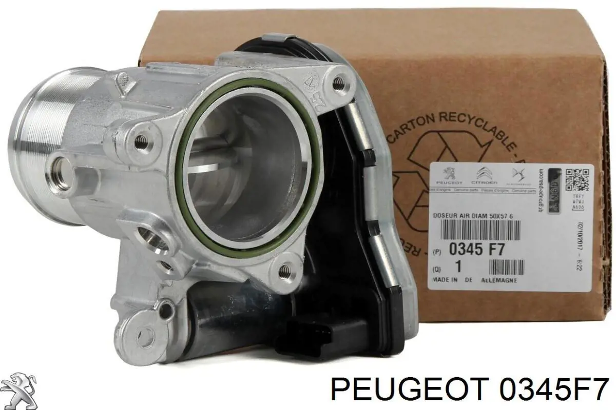 Válvula de borboleta montada Peugeot/Citroen 0345F7 preço, a partir de 140,66 USD