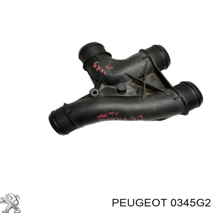 0345G2 Peugeot/Citroen Mangueira (cano derivado) de intercooler