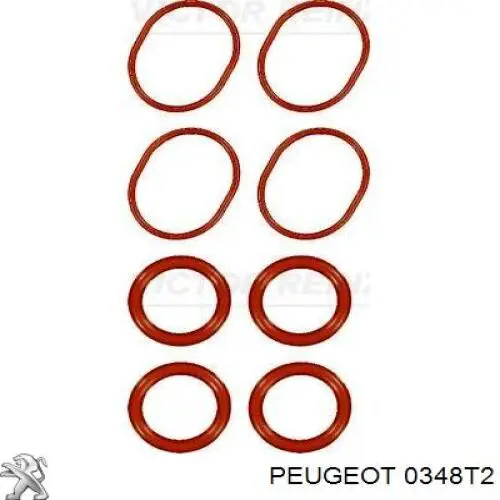 Compre 0348T2 Peugeot/Citroen Vedante de tubo coletor de admissão
