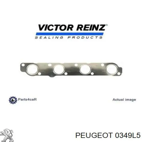 Vedante de tubo coletor de escape Peugeot/Citroen 0349L5 preço, a partir de 17,16 USD