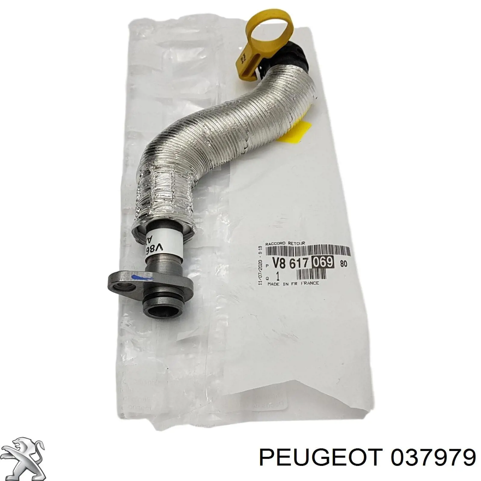 11657534455 BMW Tubo (mangueira) de derivação de óleo de turbina