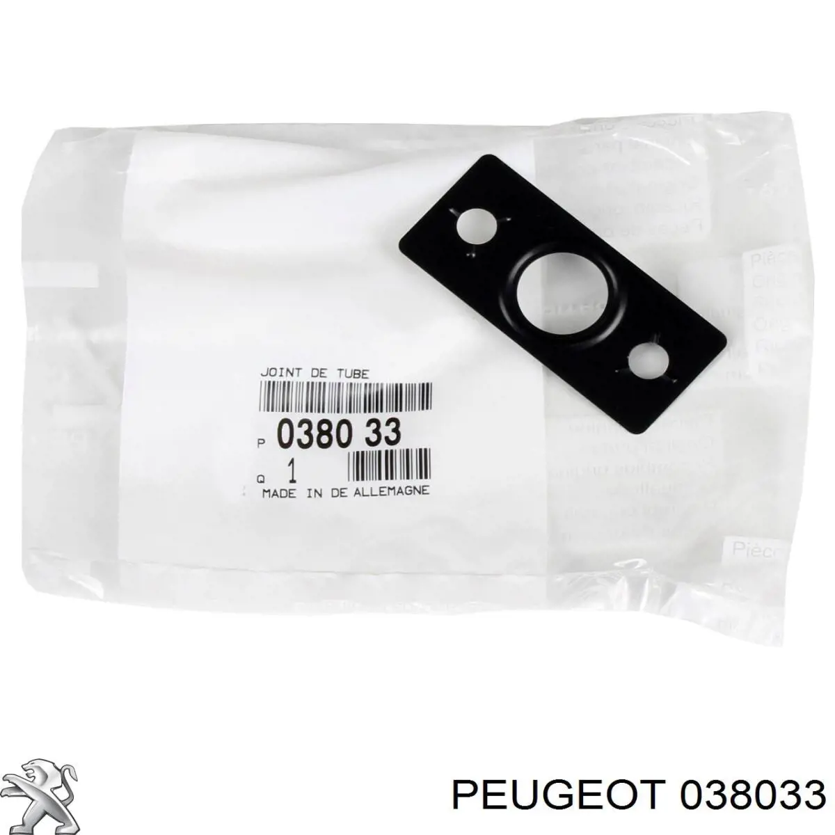 038033 Peugeot/Citroen Vedante de mangueira de derivação de óleo de turbina