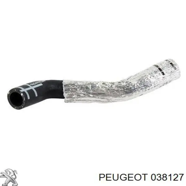 038127 Peugeot/Citroen Tubo (mangueira) de derivação de óleo de turbina