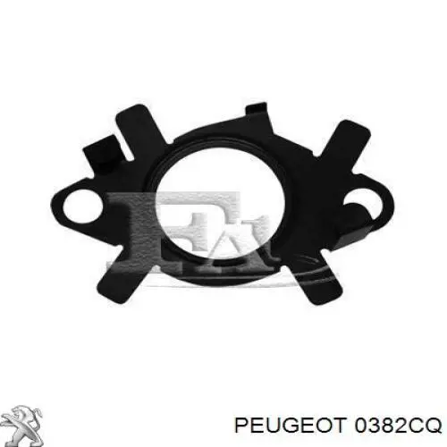 0382CQ Peugeot/Citroen Vedante de turbina dos gases de escape, escape
