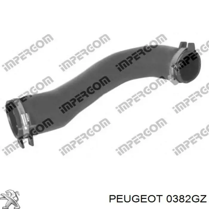0382GZ Peugeot/Citroen Mangueira (cano derivado) de intercooler