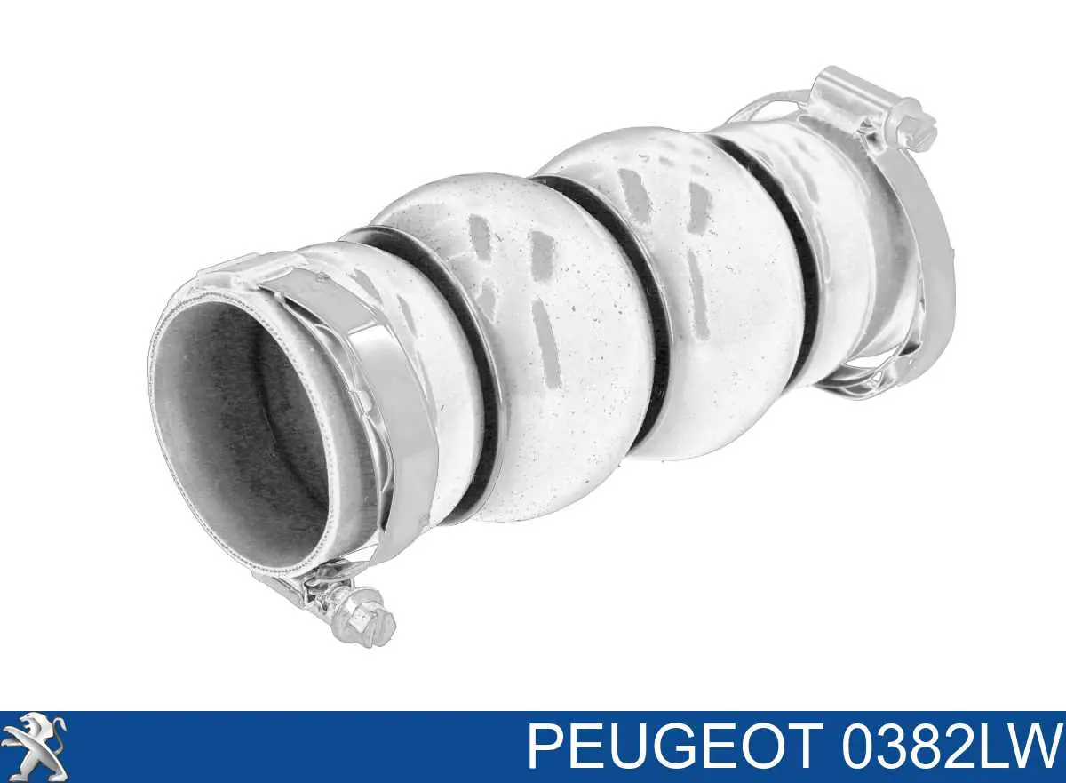 0382LW Peugeot/Citroen Mangueira (cano derivado) de intercooler