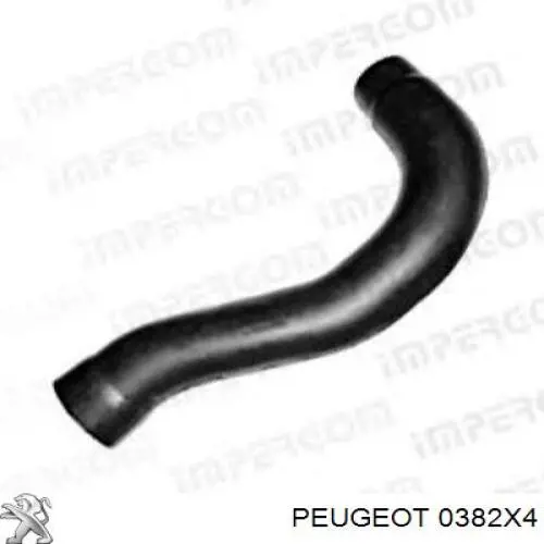 0382X4 Peugeot/Citroen Mangueira (cano derivado) de intercooler