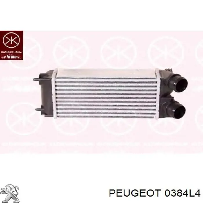 0384L4 Peugeot/Citroen Radiador de intercooler