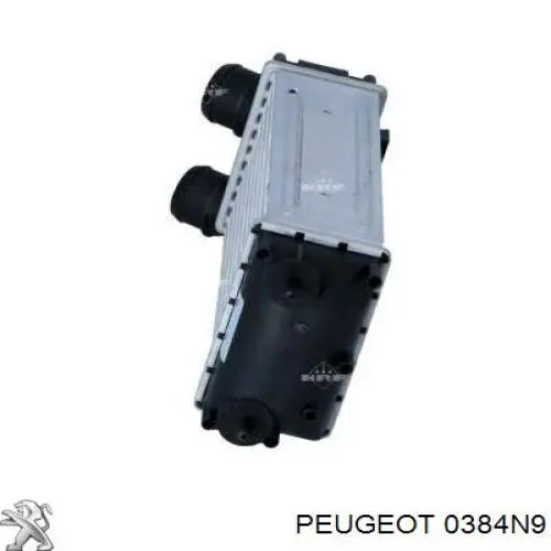 Compre 0384N9 Peugeot/Citroen Radiador de intercooler