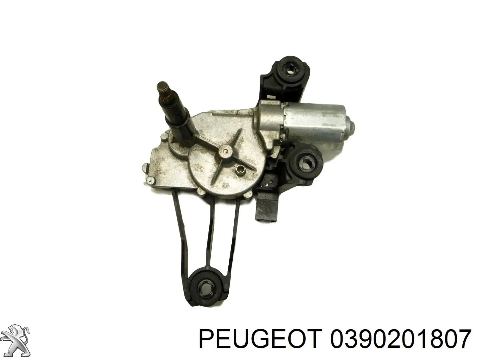 0390201807 Peugeot/Citroen Motor de limpador pára-brisas de vidro traseiro