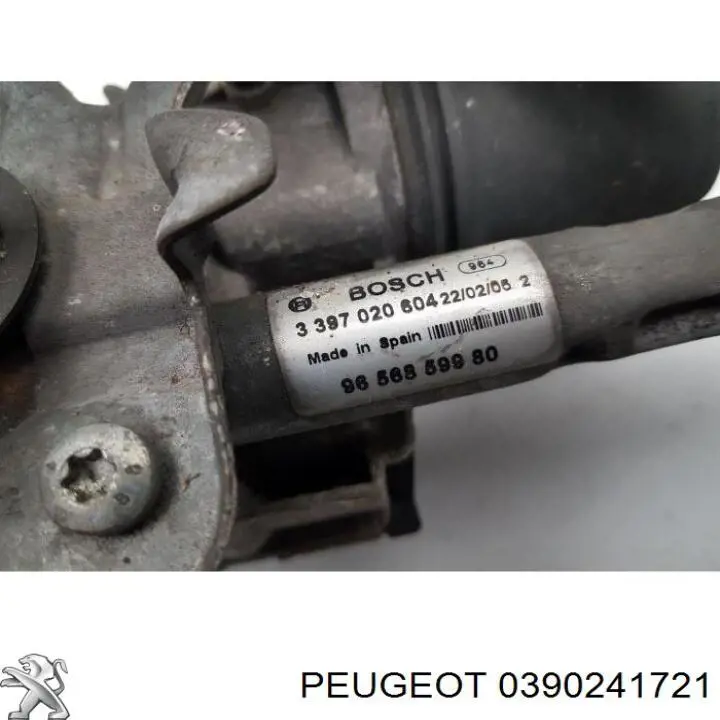 Motor de limpador pára-brisas do pára-brisas 0390241722 Bosch