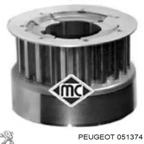 051374 Peugeot/Citroen Engrenagem de cadeia da roda dentada de acionamento de cambota de motor
