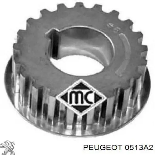Compre 0513A2 Peugeot/Citroen Engrenagem de cadeia da roda dentada de acionamento de cambota de motor