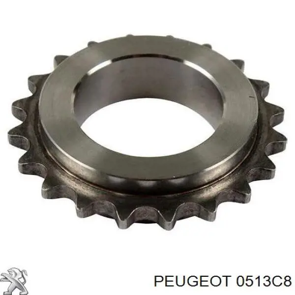 9833702580 Peugeot/Citroen Engrenagem de cadeia da roda dentada de acionamento de cambota de motor