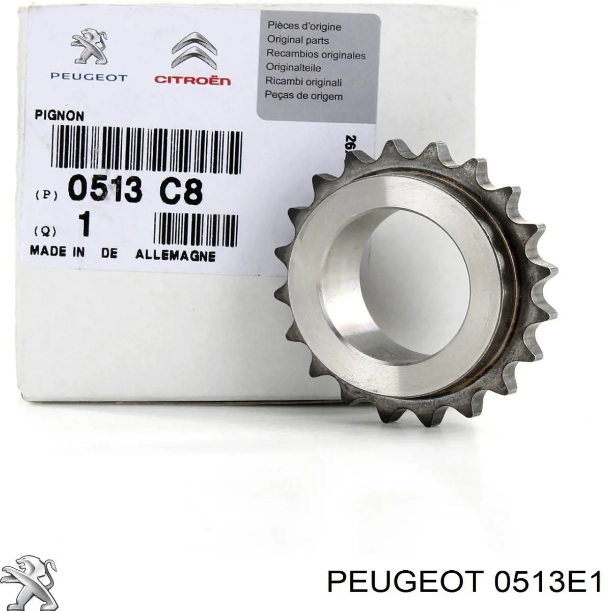 Compre 0513E1 Peugeot/Citroen Polia de cambota