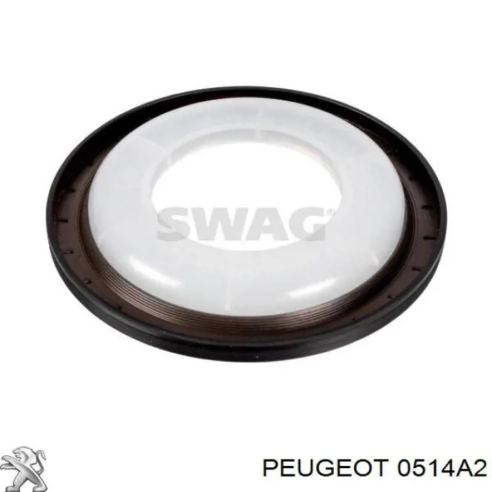 Compre 0514A2 Peugeot/Citroen Vedação traseira de cambota de motor