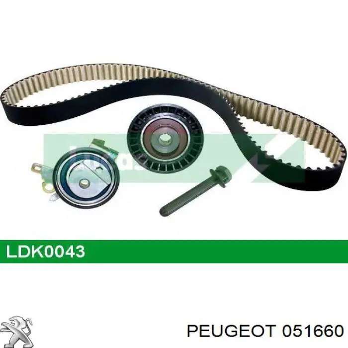Compre 051660 Peugeot/Citroen Parafuso da polia de cambota