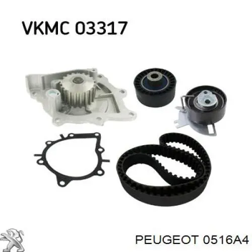 Compre 0516A4 Peugeot/Citroen Parafuso da polia de cambota