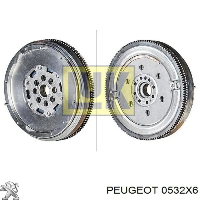 0532X6 Peugeot/Citroen Volante de motor
