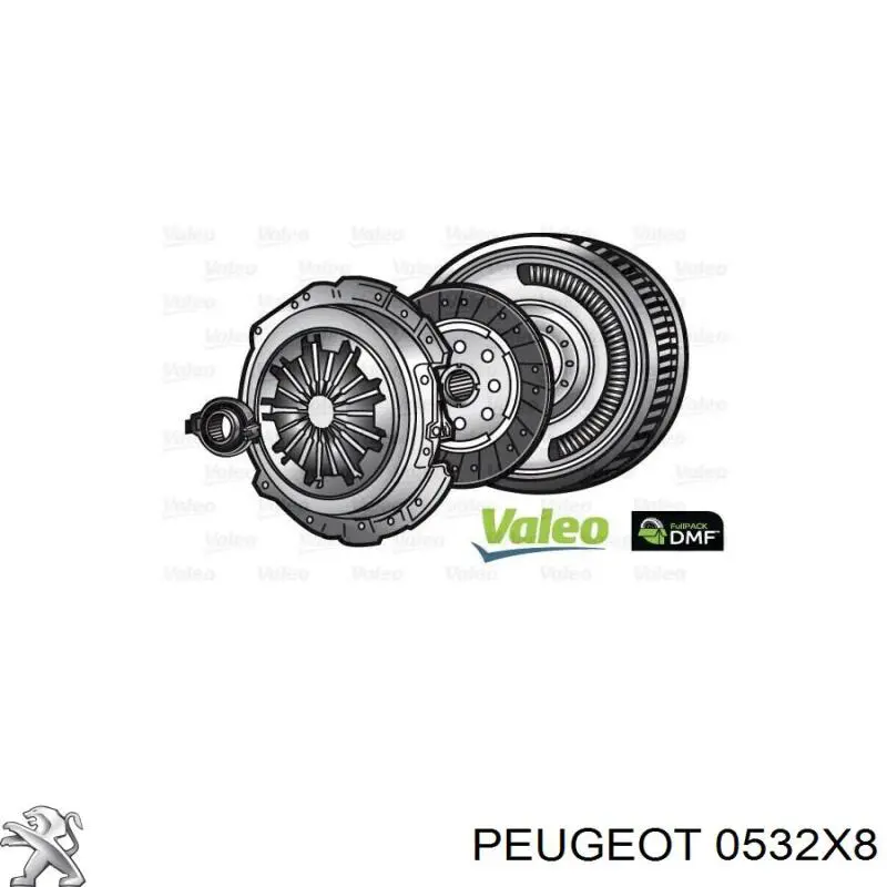 Compre 0532X8 Peugeot/Citroen Volante de motor