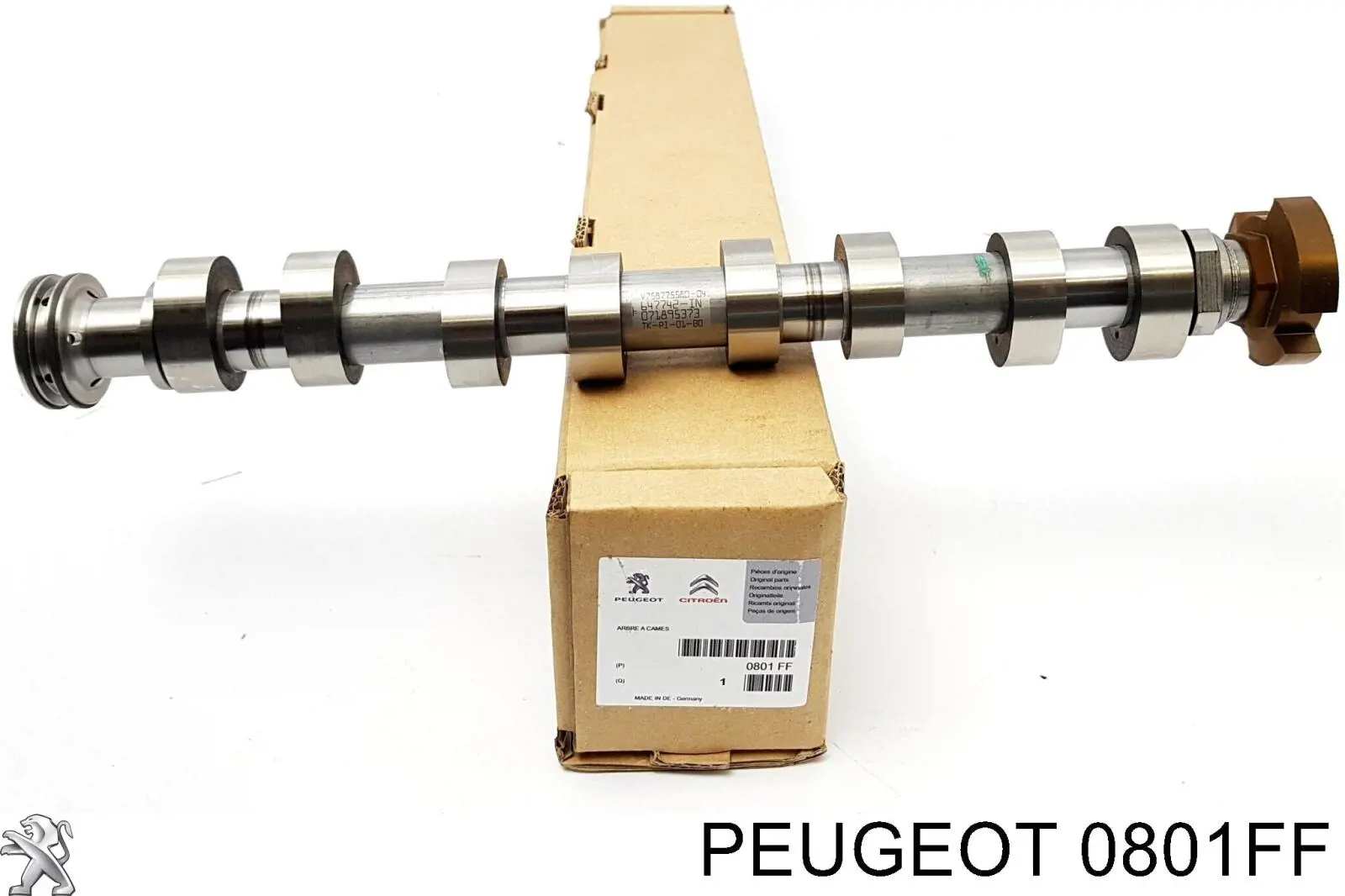 00000801FF Peugeot/Citroen Árvore distribuidora de motor de admissão