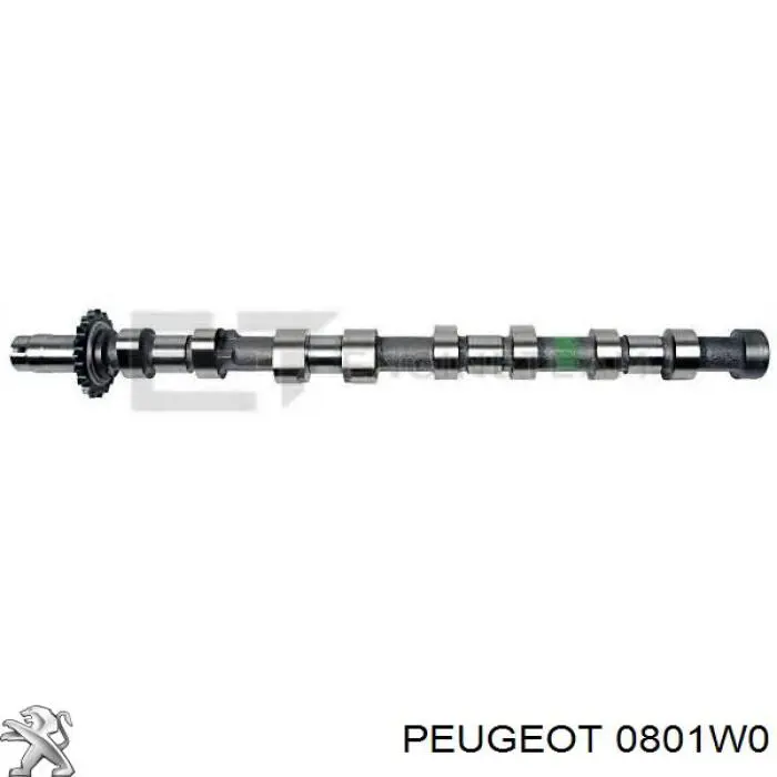 0801W0 Peugeot/Citroen Árvore distribuidora de motor de escape
