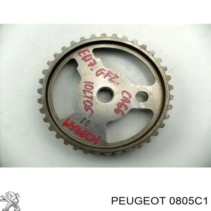 Engrenagem de cadeia de roda dentada da árvore distribuidora de admissão de motor Peugeot/Citroen 0805C1 preço, a partir de 45,86 USD