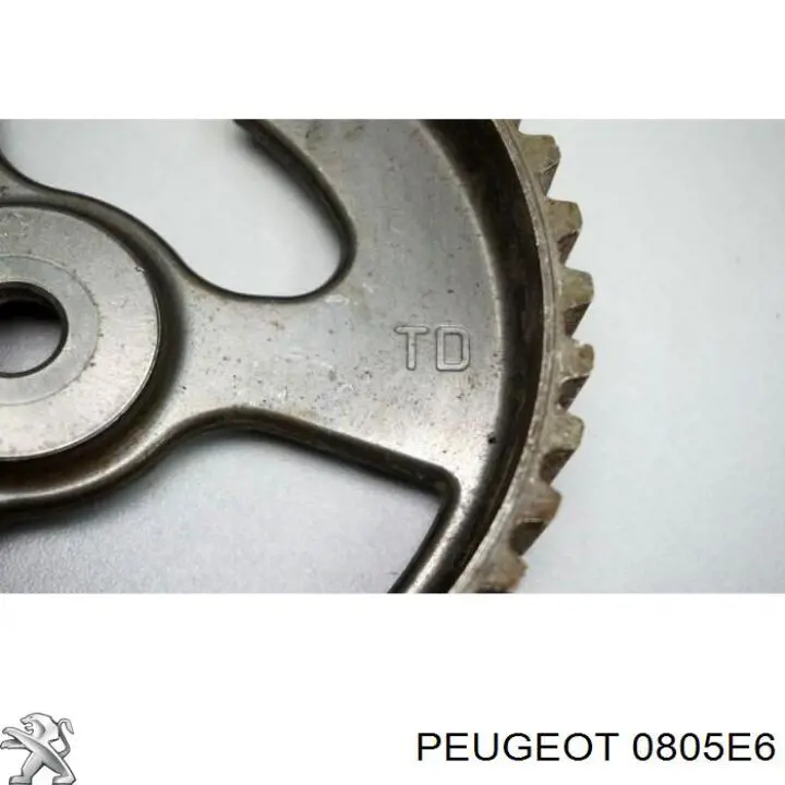 0805E6 Peugeot/Citroen Engrenagem de cadeia da roda dentada da árvore distribuidora de motor