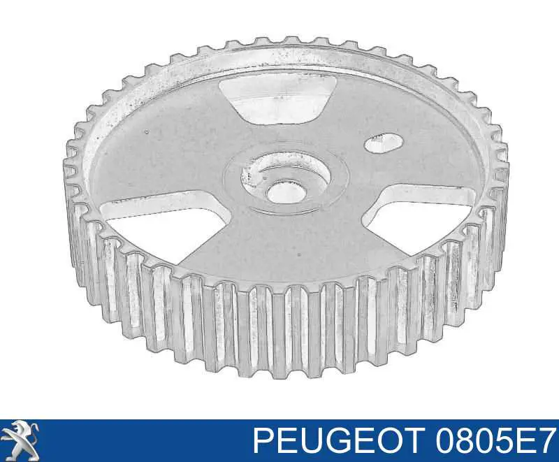 Engrenagem de cadeia da roda dentada da árvore distribuidora de motor Peugeot/Citroen 0805E7 preço, a partir de 35,74 USD