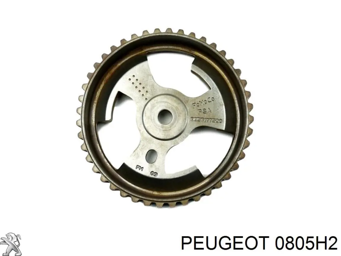 Engrenagem de cadeia da roda dentada da árvore distribuidora de motor Peugeot/Citroen 0805H2 preço, a partir de 23,78 USD
