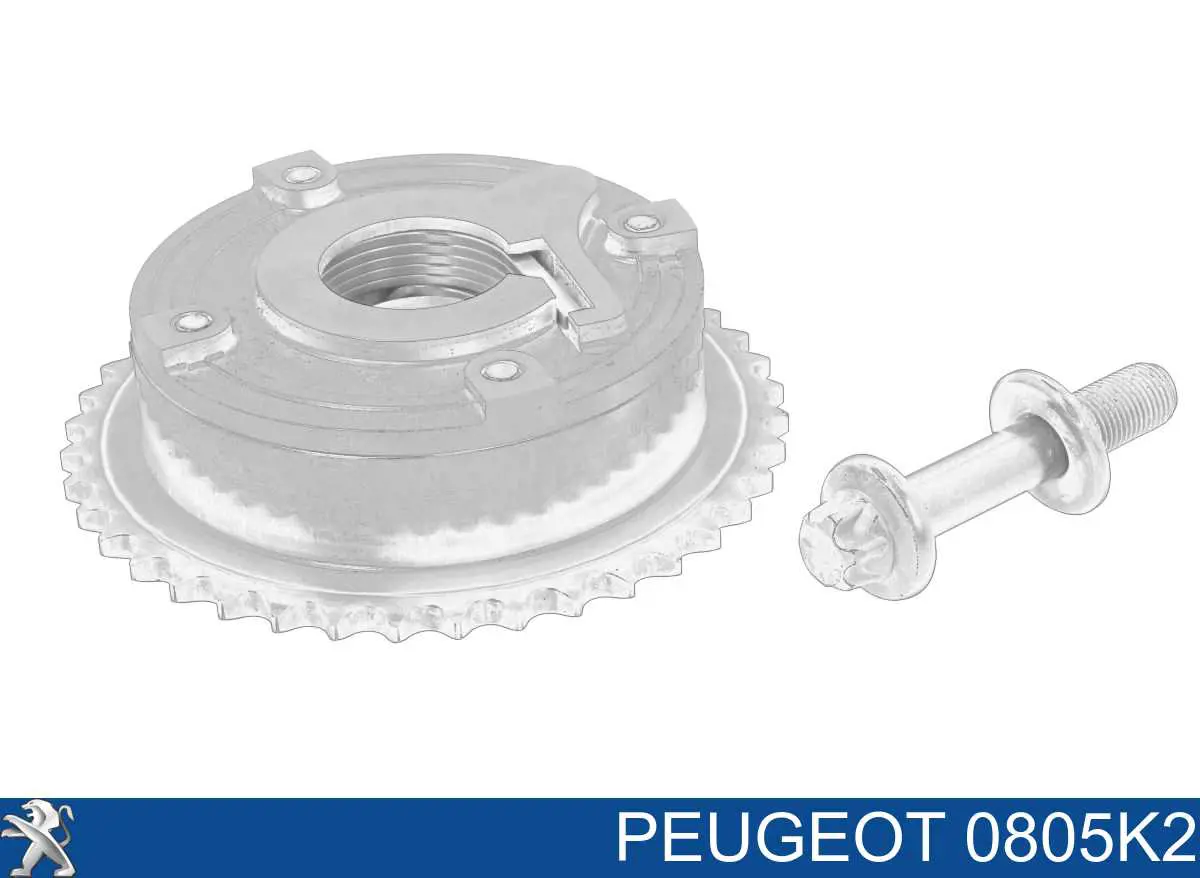 Compre 00000805K2 Peugeot/Citroen Engrenagem de cadeia de roda dentada da árvore distribuidora de escape de motor