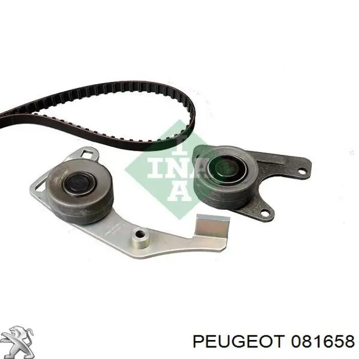 081658 Peugeot/Citroen Correia do mecanismo de distribuição de gás, kit