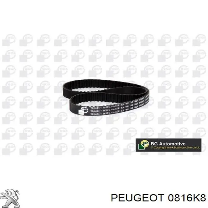 Correia do mecanismo de distribuição de gás Peugeot/Citroen 0816K8 preço, a partir de 67,27 USD