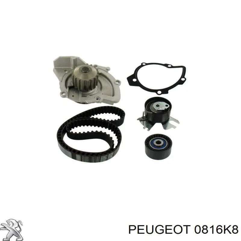 Compre 0816K8 Peugeot/Citroen Correia do mecanismo de distribuição de gás