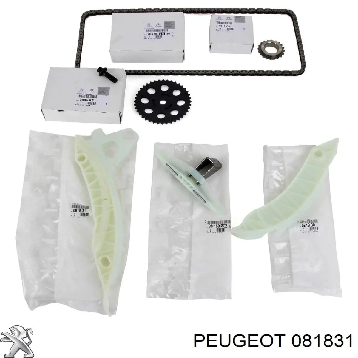 Amortecedor de cadeia do mecanismo de distribuição de gás Peugeot/Citroen 81831 preço, a partir de 14,46 USD
