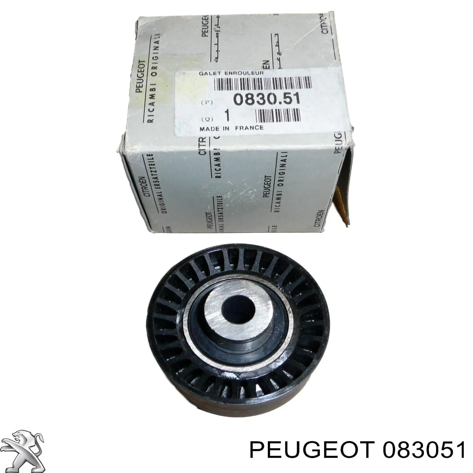 083051 Peugeot/Citroen Rolo parasita da correia do mecanismo de distribuição de gás