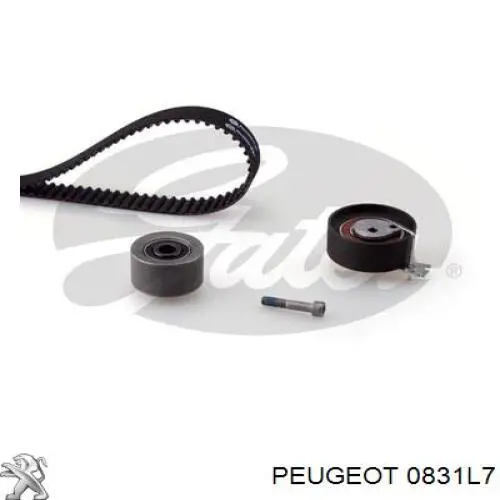 0831L7 Peugeot/Citroen Correia do mecanismo de distribuição de gás, kit