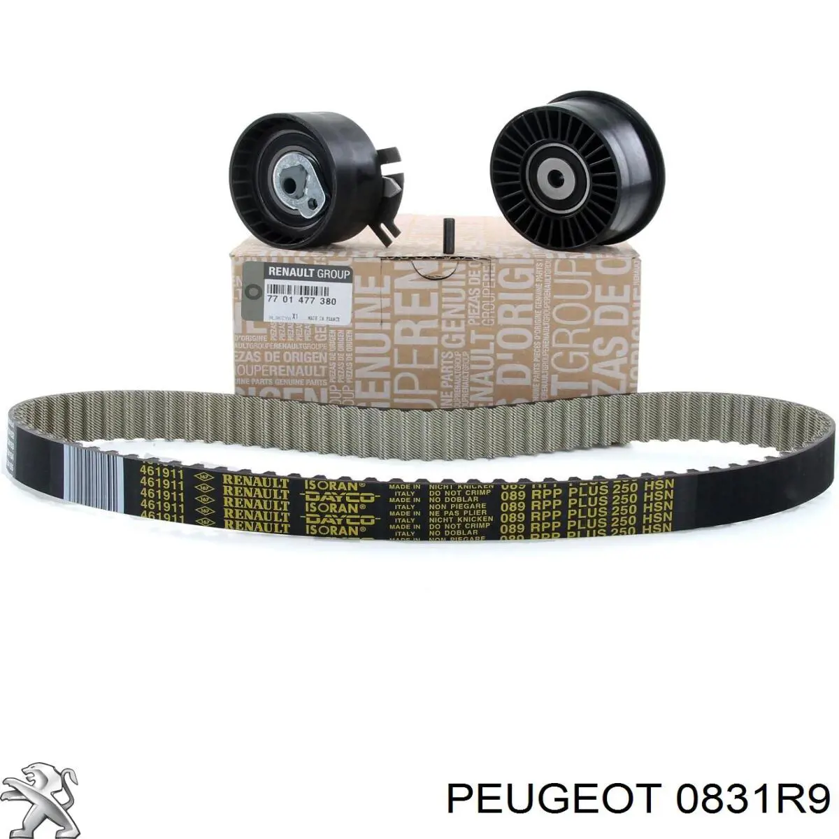Correia do mecanismo de distribuição de gás, kit Peugeot/Citroen 0831R9 preço, a partir de 87,04 USD