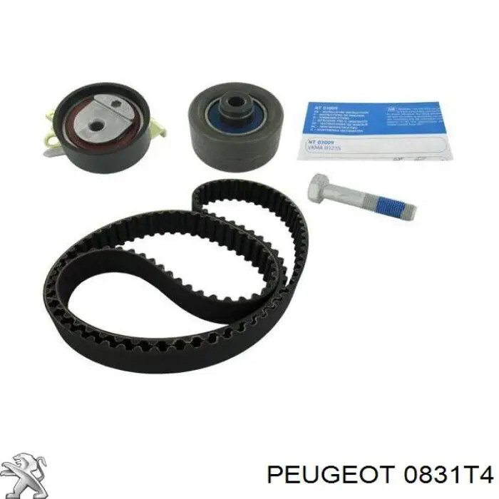 Compre 0831T4 Peugeot/Citroen Correia do mecanismo de distribuição de gás, kit