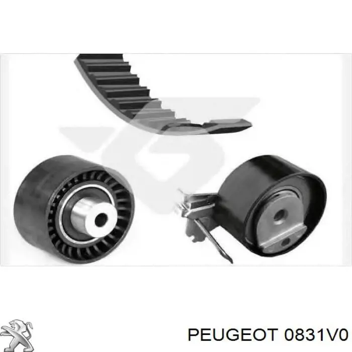 Compre 0831V0 Peugeot/Citroen Correia do mecanismo de distribuição de gás, kit