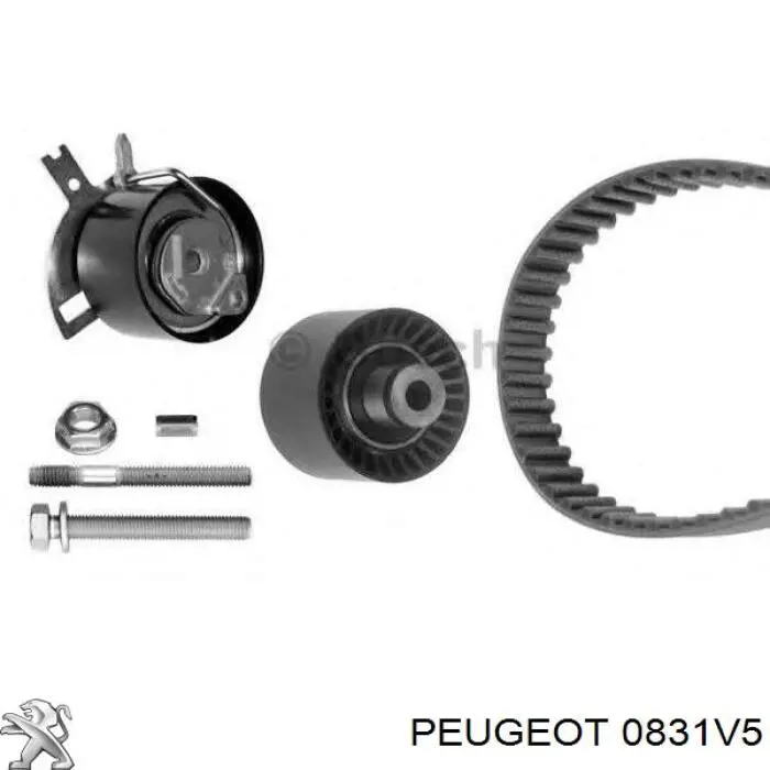 Compre 0831V5 Peugeot/Citroen Correia do mecanismo de distribuição de gás, kit