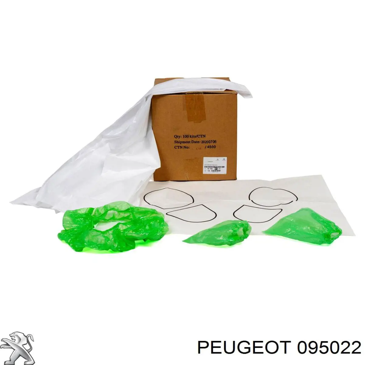 095022 Peugeot/Citroen Peça inserida de válvula