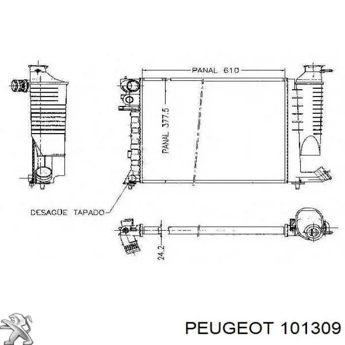Compre 101309 Peugeot/Citroen Vedante de bomba de óleo