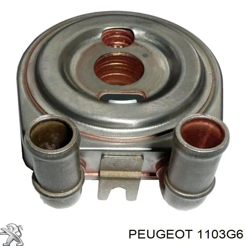 Compre 1103G6 Peugeot/Citroen Radiador de óleo (frigorífico), debaixo de filtro