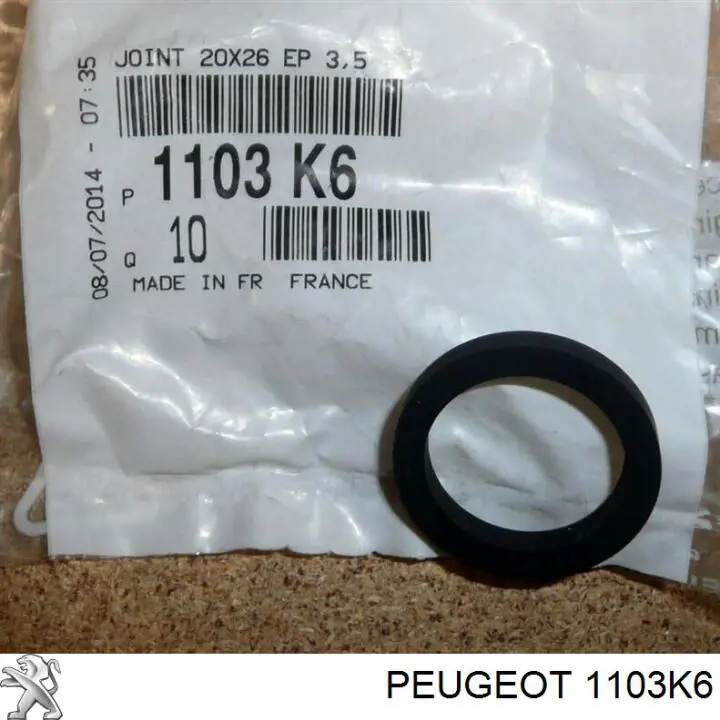 Vedante de adaptador do filtro de óleo Peugeot/Citroen 1103K6 preço, a partir de 7,39 USD